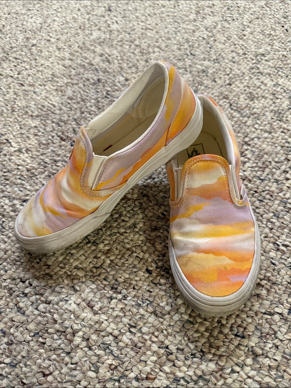 Vans sunset slip on girl size 2.5